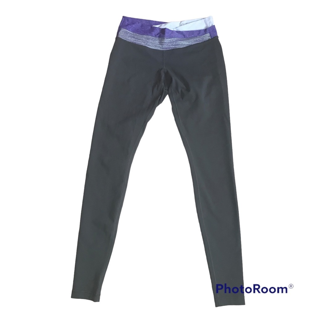 Lululemon Leggings Size 6 Mismatched waist detail